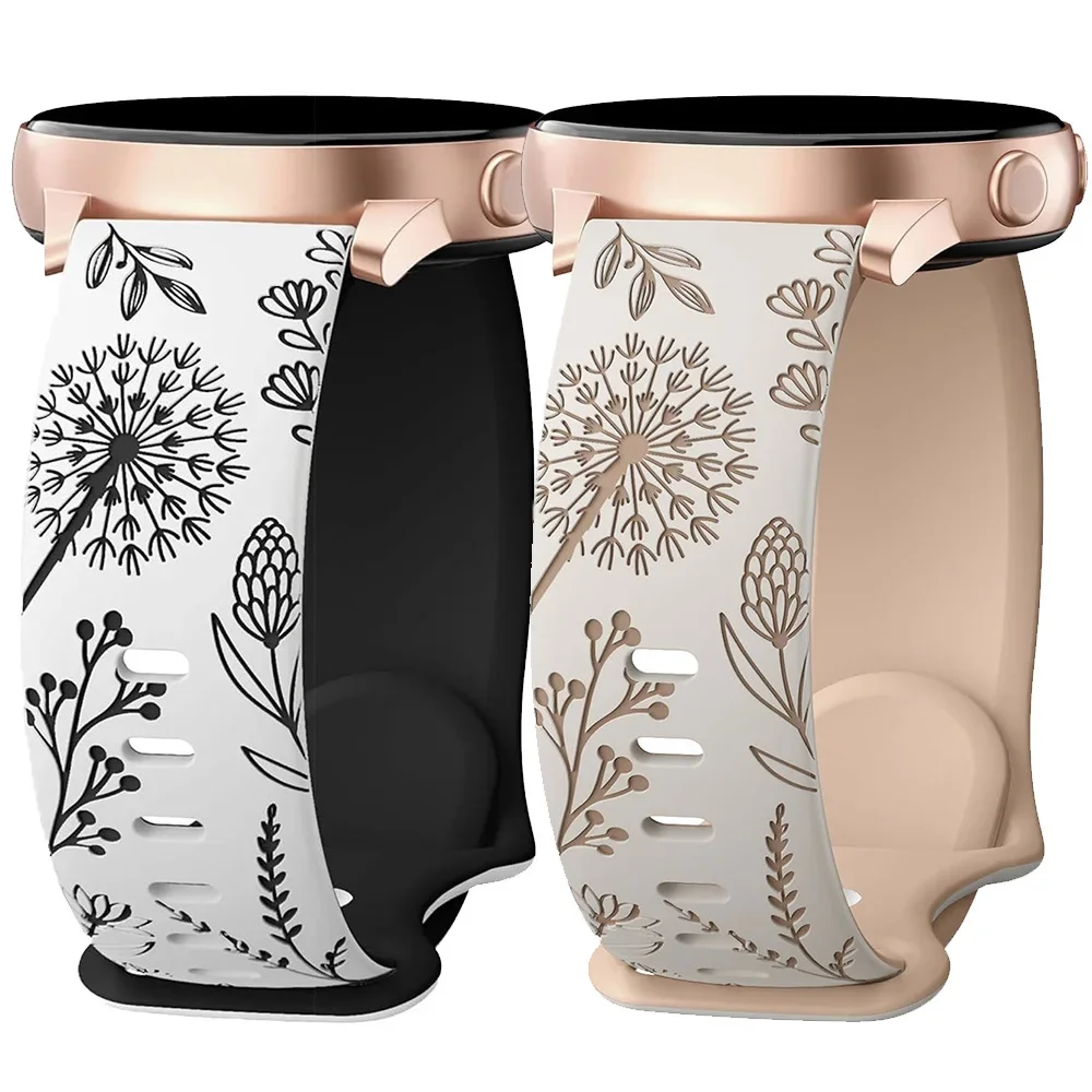 

20mm Silicone Strap for Samsung Galaxy Watch 7 6 5 4 40mm 44mm 6 Classic 43 47mm soft Band for Galaxy Watch 5Pro 45mm Bracelet