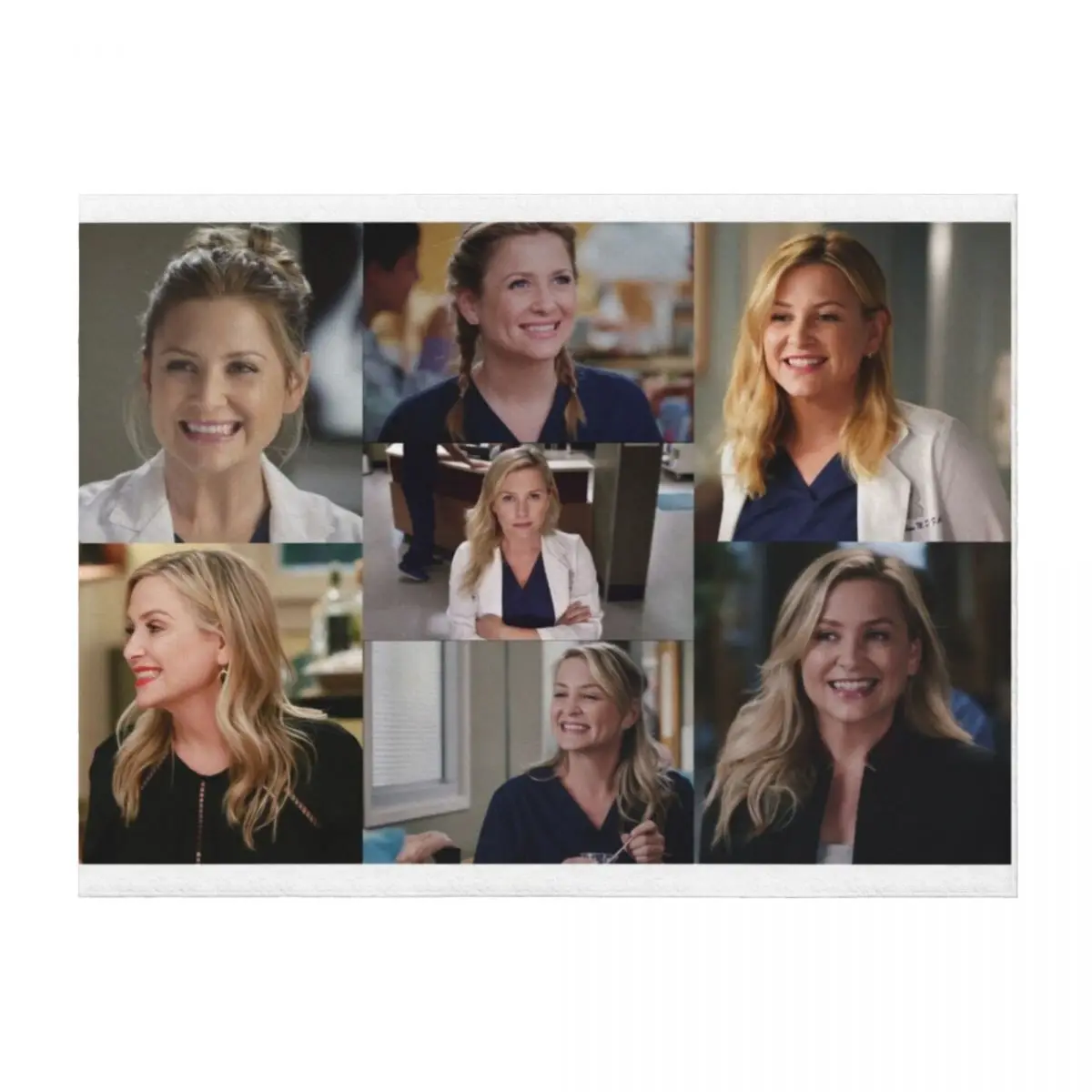 

Arizona Robbins Large Collage Designed for Blankets Throw Blanket for sofa Beautifuls Summer Beddings Blankets