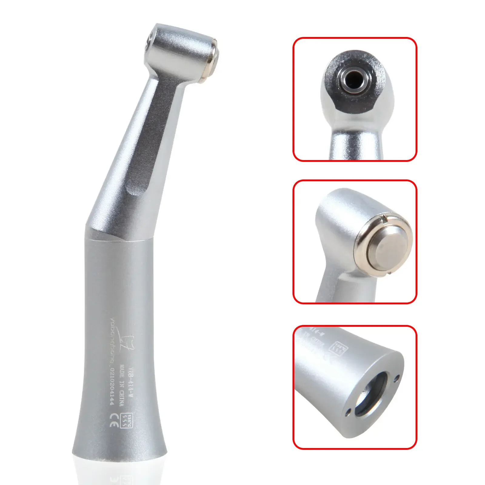 New NSK Style Contra Angle Dental Slow Low Speed Handpiece Push Button E-Type 1:1 Ratio CA2.35mm FX23