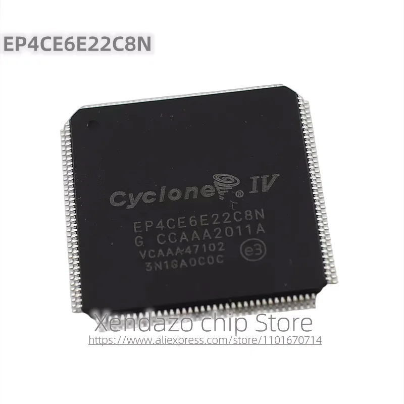 1pcs/lot EP4CE6E22C8N EP4CE6E22 TQFP144 package Embedded FPGA programmable gate array chip