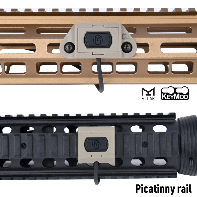 WADSN Tactical Pressão Interruptor Remoto, ModButton, Lanterna Plug Crane, 2.5, 3.5 PEQ, DBAL, OGL, NGAL, SF M300, M600, Hunting Acessórios