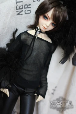 BJD Clothes Sexy pinhole black transparent bottom top versatile for 1/3 1/4 BJD SD DD MSD MDD SD17 Uncle Doll Accessories