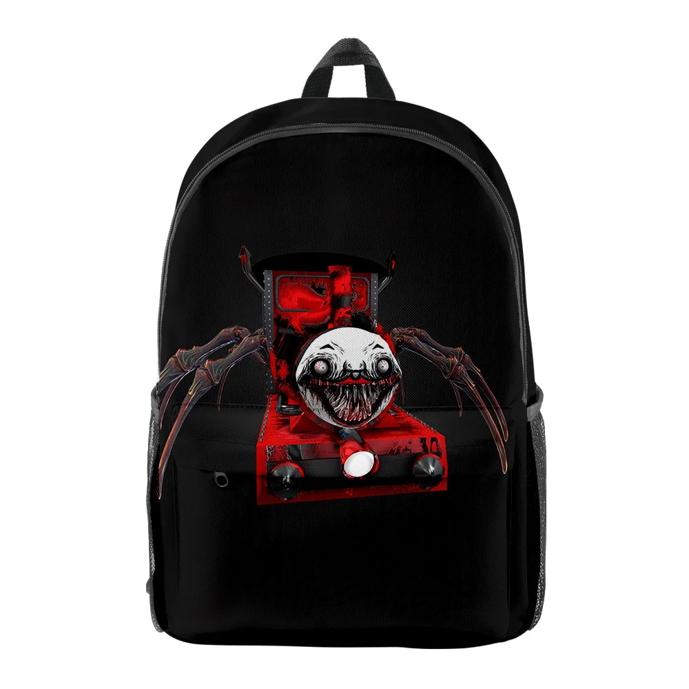 Fashion Popular Choo-Choo Charles Bookbag Notebook Backpacks 3D Print Oxford Waterproof Boys/Girls Travel Backpacks