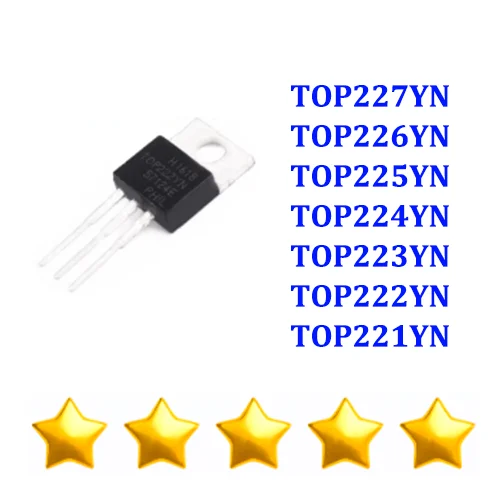 5PCS TOP227YN TO220 TOP227Y TO-220 TOP227 TOP226YN TOP226 TOP225YN TOP225 TOP224YN TOP224 TOP223YN TOP223 TOP222YN TOP221YN