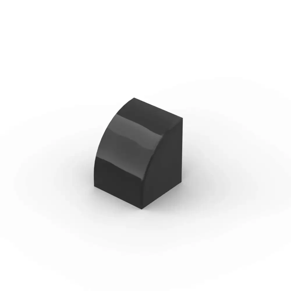 MOC 10 Stück Teil 7126 Gebogene Neigung 1x1 Bausteine Set Platte Schloss Haus Steine Partikel Puzzle Lernspielzeug Kindergeschenk