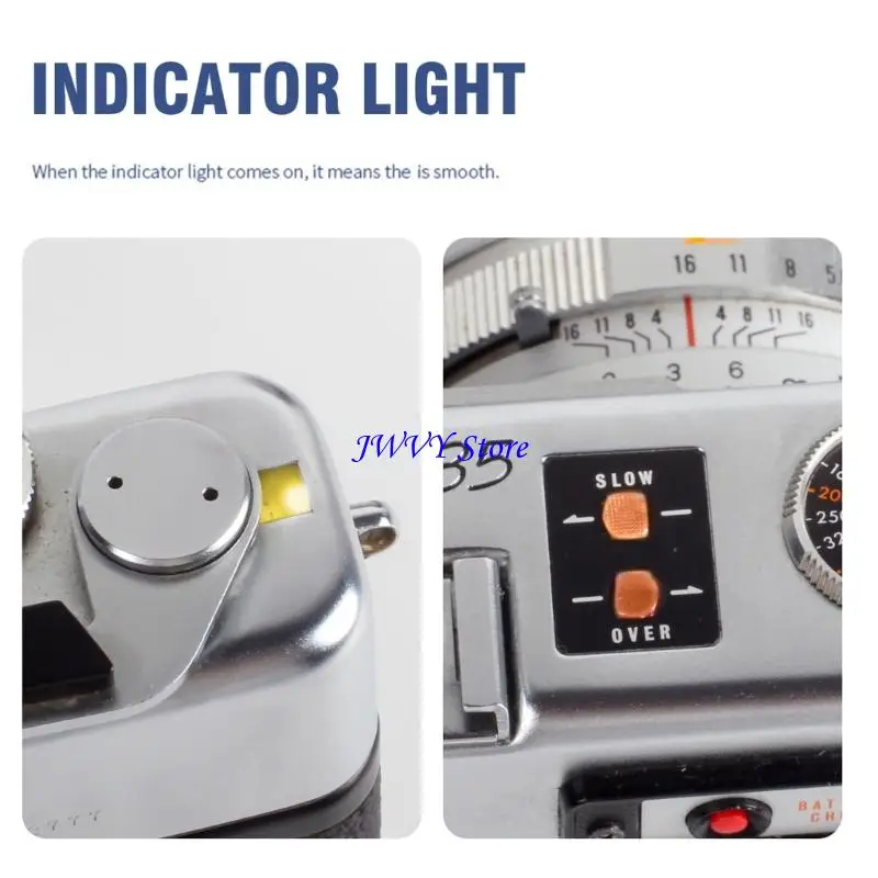 573A 4LR44 to PX32 HM-4N Battery Adapter For Camera Models Utilizes Aluminum Alloy Construction Silver