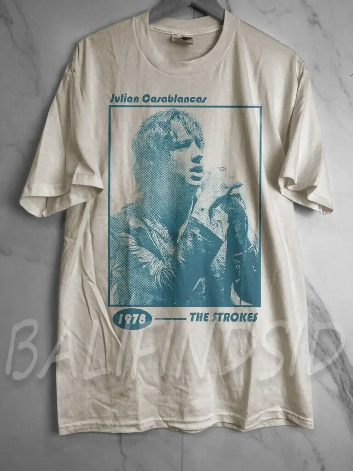 The Strokes Unisex T-Shirt - Retro Julian Casablancas Graphic Tee Rock Music Band Shirt Merch