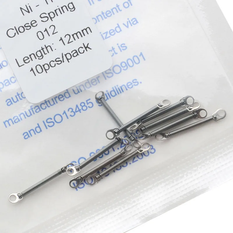 5 Packungen AZDENT Dental Kieferorthopädische Schließfederspule Niti Vorzähne Zahndrehmoment mit großem Zugring 0,008/0,010/0,12/0,014 – Detail 9