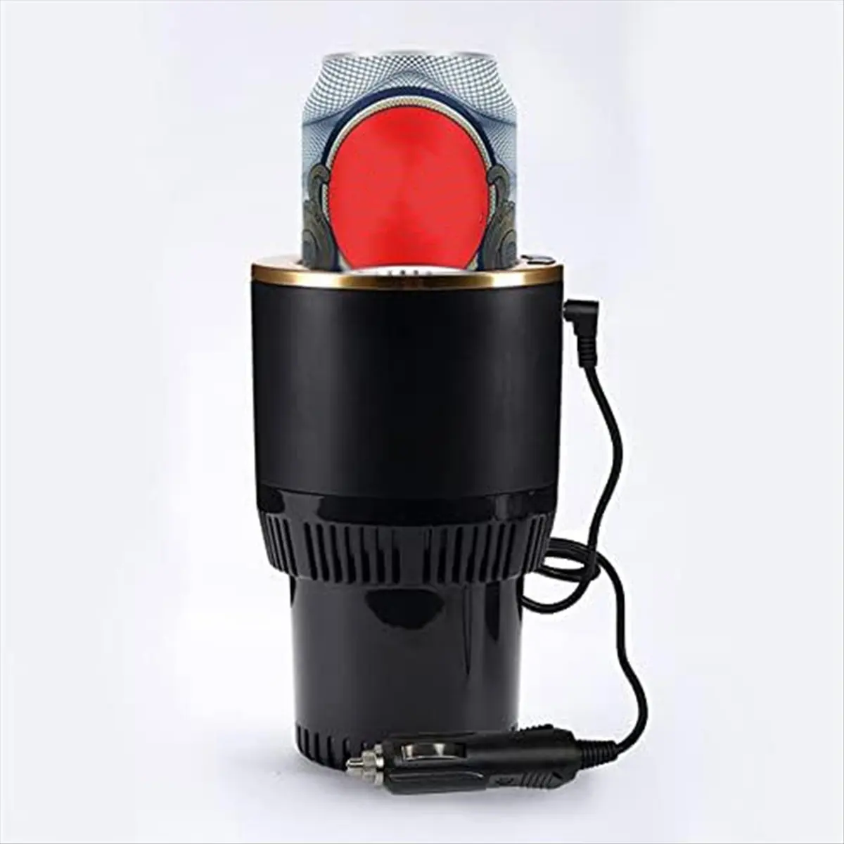 كوب سيارة محمول دافئ وبارد، كوب تسخين قهوة ذكي 2 في 1، حامل أكواب ساخن وبارد للسيارة #3