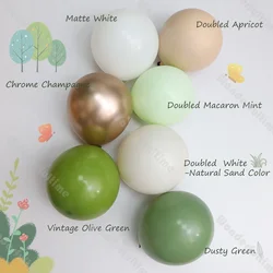 5/10/12/18inch Matte Balloons Decorations Birthday Party Supplies Boy/Girl DIY Boho Balloons Arch Garland Kit Baby Shower Globos