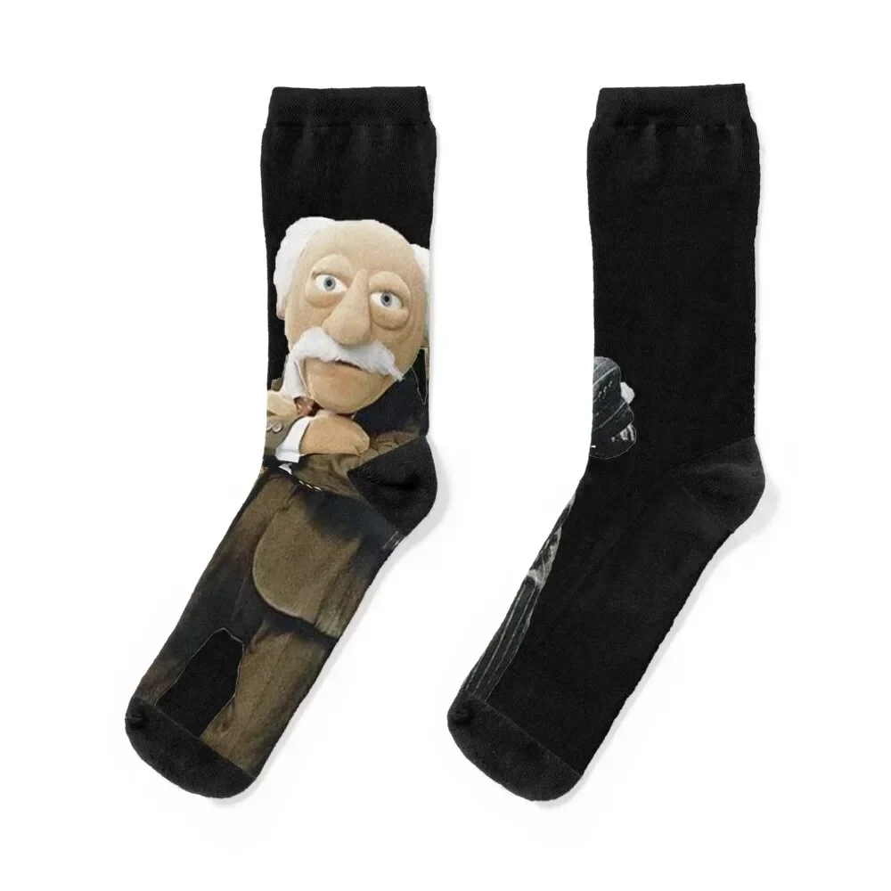 

Statler and Waldorf Socks hiphop anti slip football ankle Crossfit Male Socks Women's