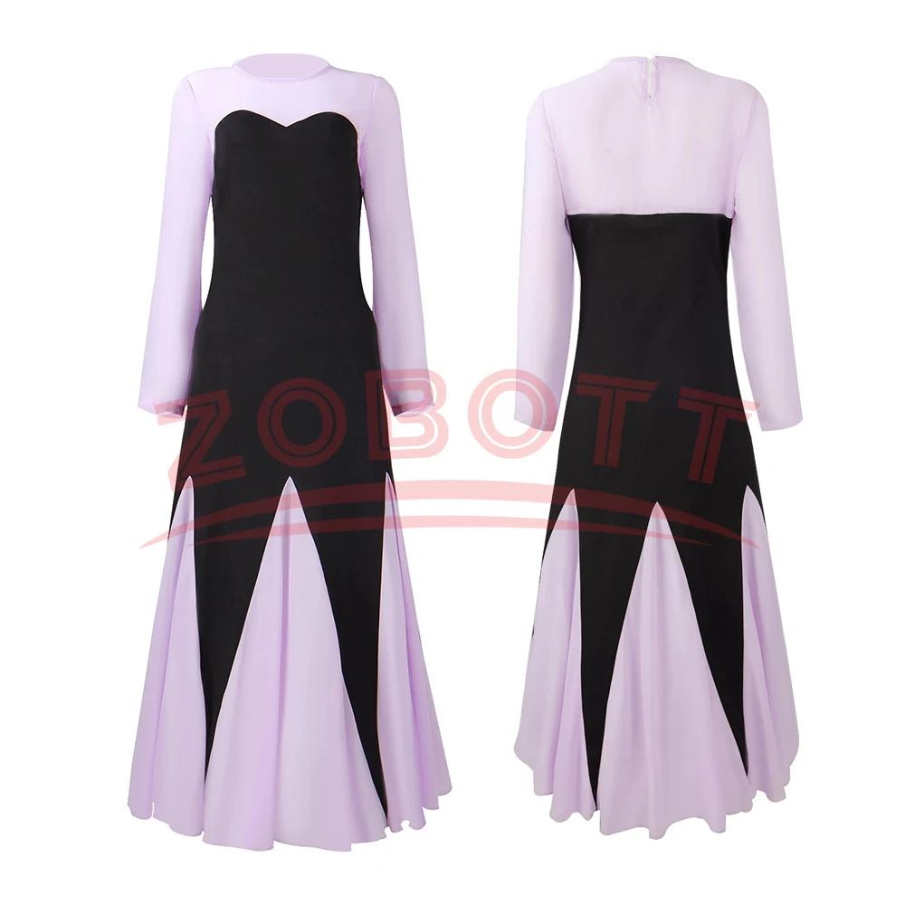 

Anime Ursula Cosplay Costume Halloween Villain Party Masquerade Octopus Role Play Clothes Purple Maxi Dress Skirt Accessories