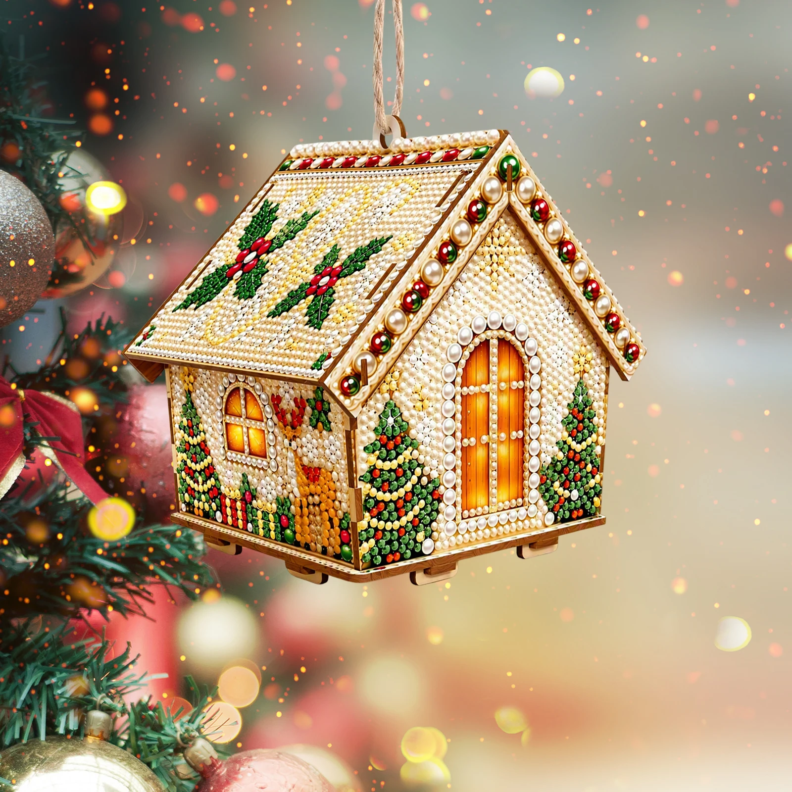 DIY Diamond Art House Kit Chri - Resin Craft Kit 评论和价格