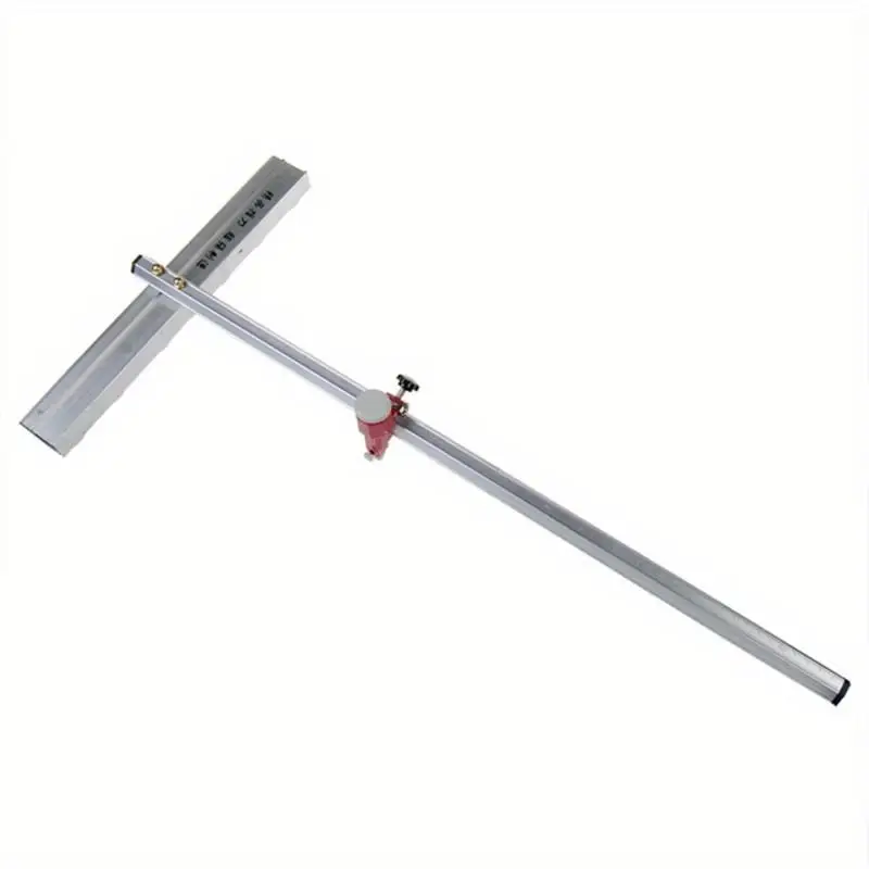 1Pc Silvery Aluminum Alloy T Shaped Push Glass Cutter Tool 60cm for Tile and Glass Art Work