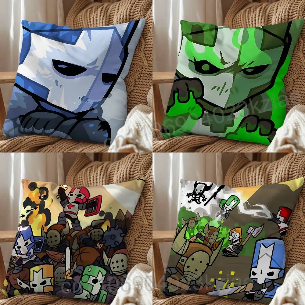 Ranged Melee Magic Castle Crashers Pillow Case Office Cushions Suitable For Sofa Car Bedroom Decorative Cushion Cover