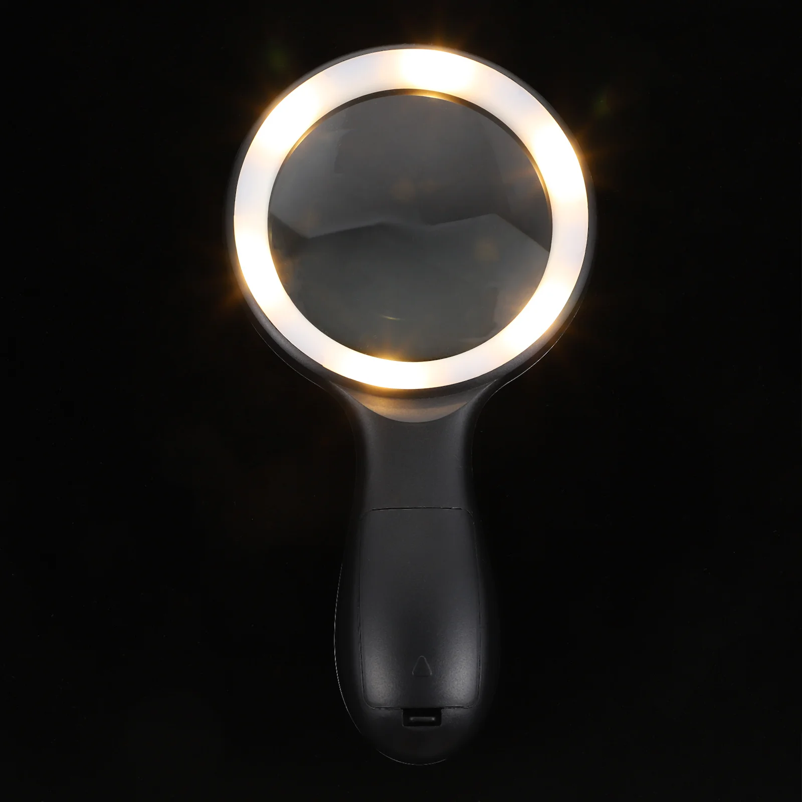 

Handheld 10X Magnifying Glass with Light Premium Reading Magnifier for Elderly Children Nature Exploration -Resistant