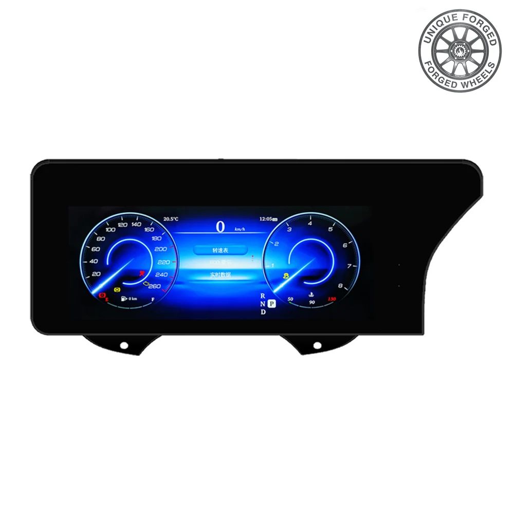 

12.3'' LCD Dashboard for Violet LCD Instrument Panel Plug and Play LCD Odometer Auto Parts Virtual Digital Cluster Cockpit