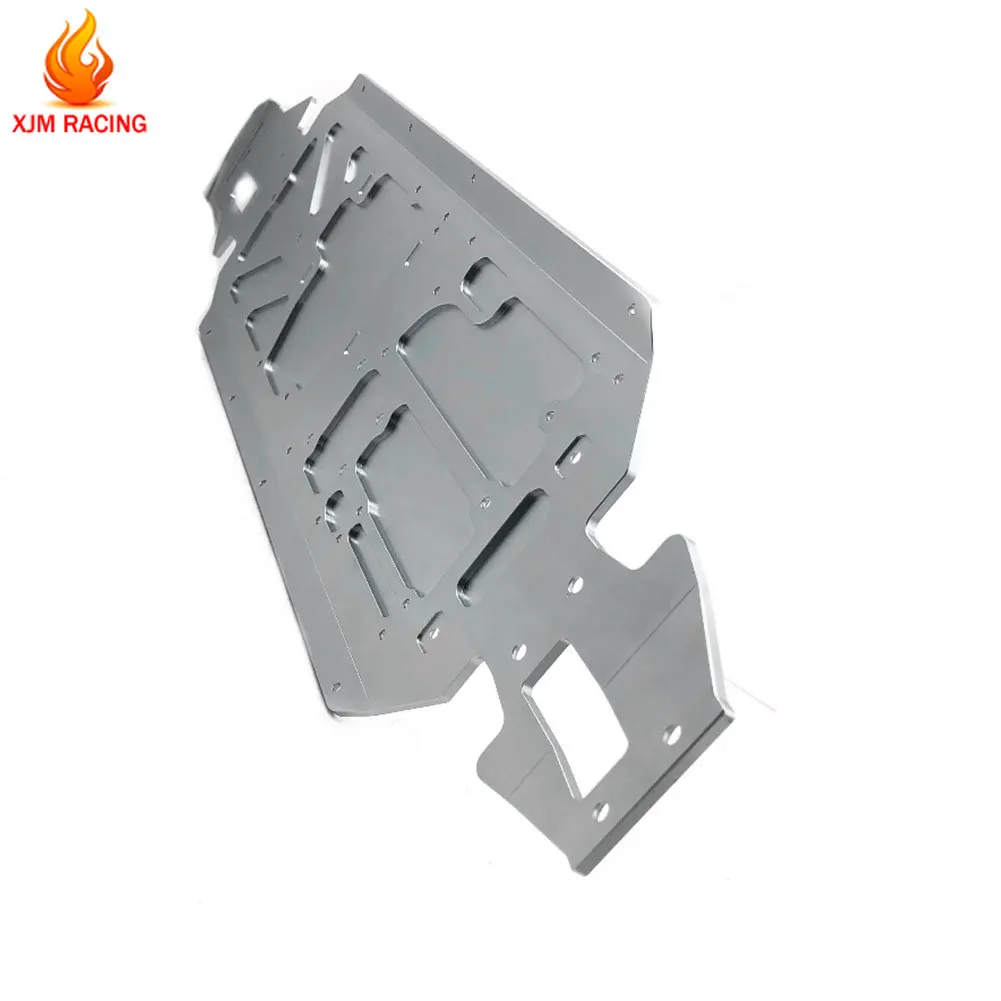 5MM CNC Aluminum Metal Integrated Forming Engine Large Chassis Plate for 1/5 Losi 5ive T ROFUN ROVAN LT KingmotorX2 Rc Car Parts