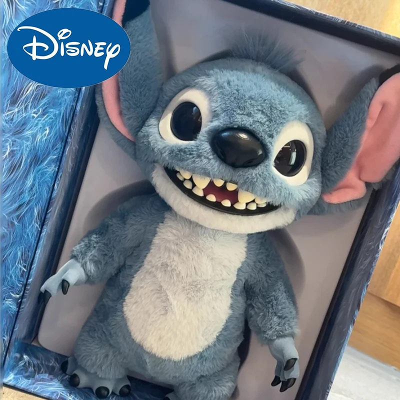 Nuevo muñeco de peluche genuino de Disney Stitch, 16/28cm, mochila de Anime Kawaii Stitch, muñeco colgante, llavero de peluche, juguete para regalo