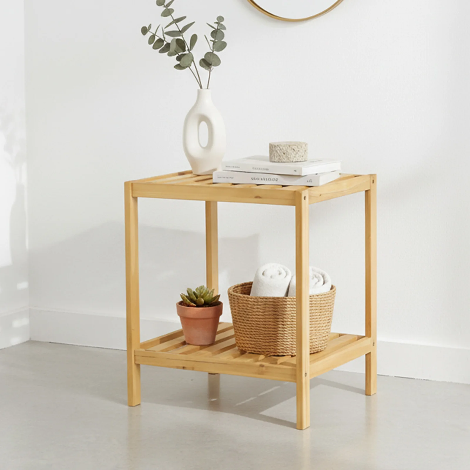 

Multi-tiered Sturdy Versatile Moisture-proof Book Sundries Storage Rack for Living Roompromote sales