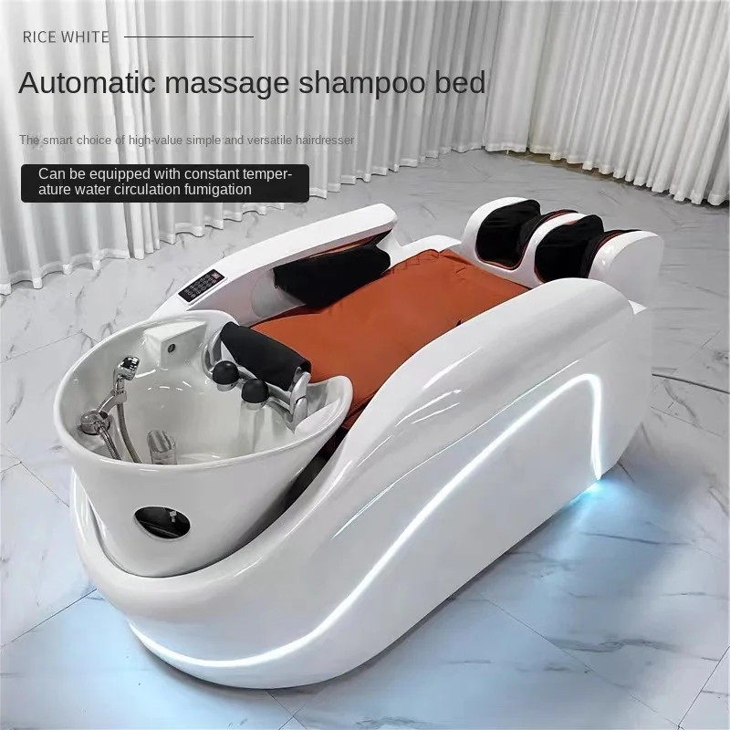 

SGF electric massage shampoo bed automatic hair salon special massage integrated bed