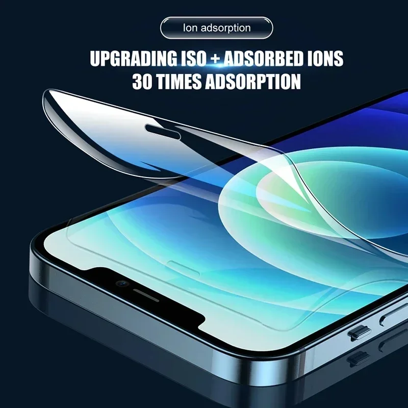 

Hydrogel Film For iPhone 17 16 15 14 13 12 Mini 11 Pro XS Max X XR 8 7 Plus SE 2020 Front Screen Protector Back Film Not Glass
