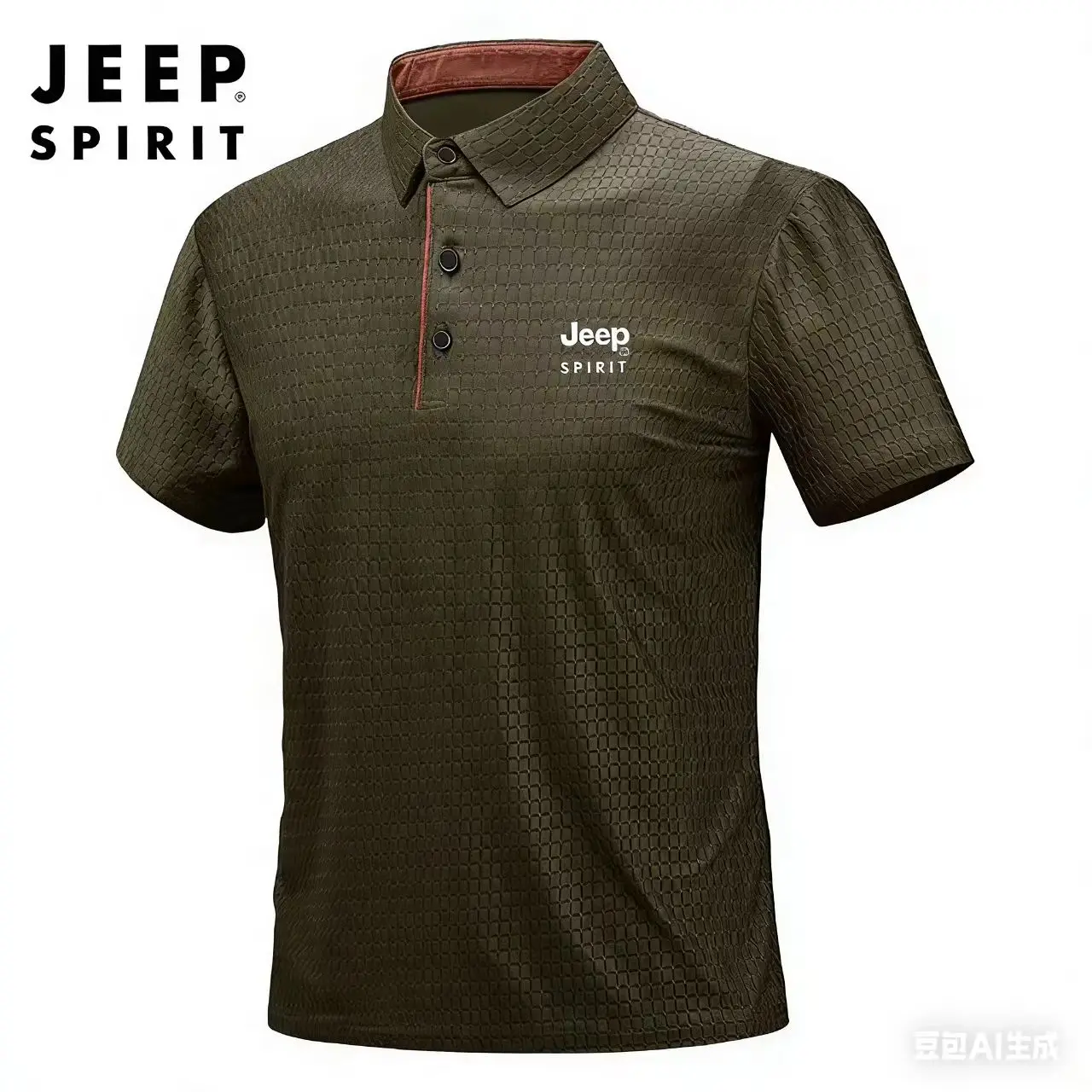Men's Jeep Spirit-polo shirt, Summer 2026 new style, short-sleeved T-shirt, loose and comfortable casual breathable business clo