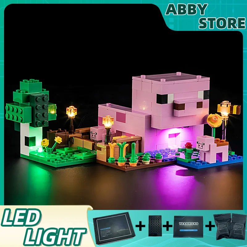 

Комплект светодиодных фонарей «сделай сам» для LEGO 21268 «Дом для детской свиньи» (только светодиодный светильник, без модели блоков)