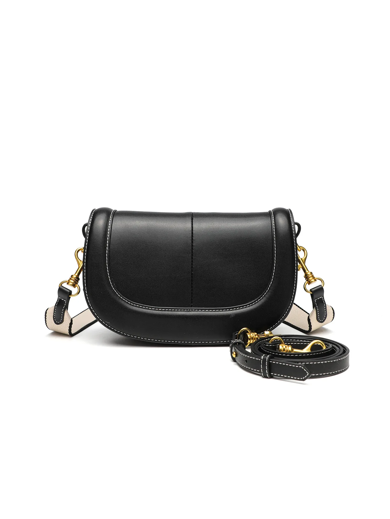 حقيبة سرج مبطنة أنيقة 2025، حقيبة كروس نسائية مع إغلاق مغناطيسي، محفظة كتف عصرية جديدة، إكسسوار أنيق