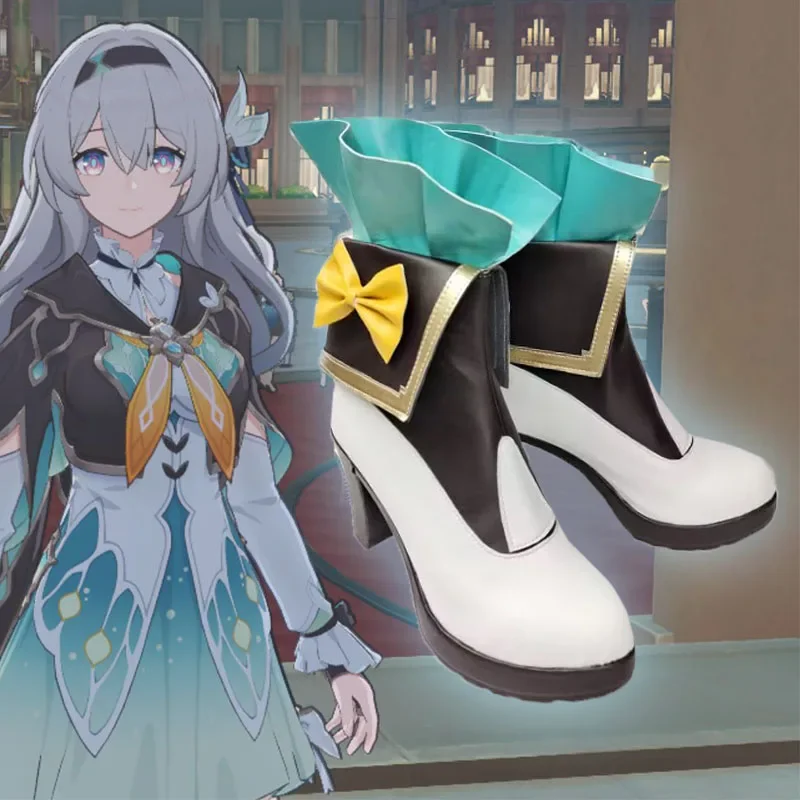 Firefly Cosplay Shoes para Mulheres, Game Star Rail Role Play Shoes