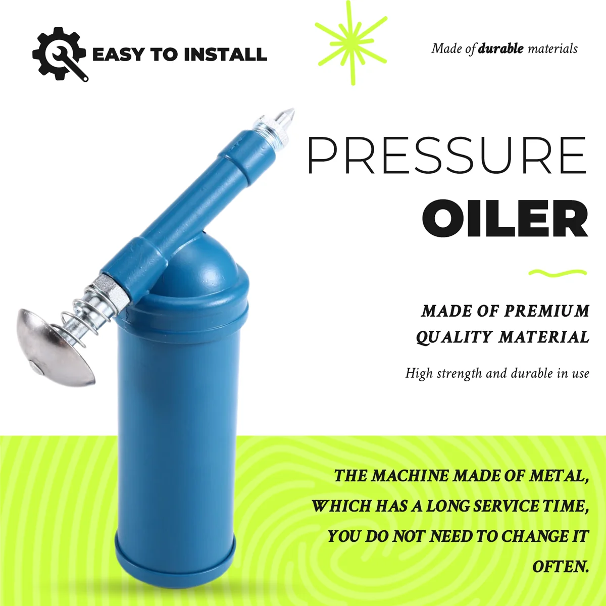 AAA87 80CC دليل صغير زبدة مزيتة ارتفاع ضغط مزيتة البخاخة ل الطريق دراجة حفارة آلات مضخة حقن الزيت