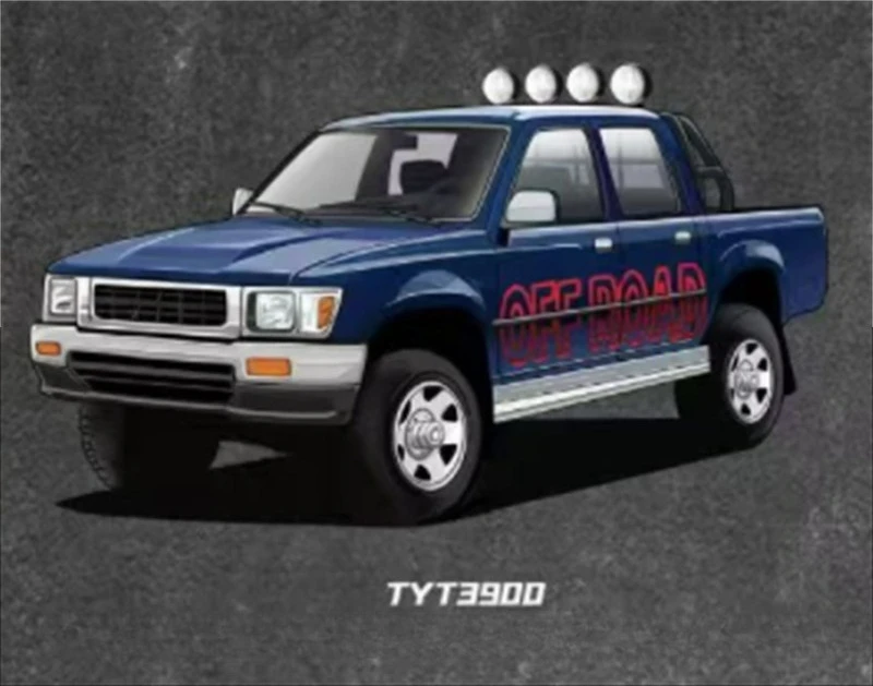 

MASDI 1:64 1994 Hilux(LN107)/(RN80) Модель автомобиля из сплава