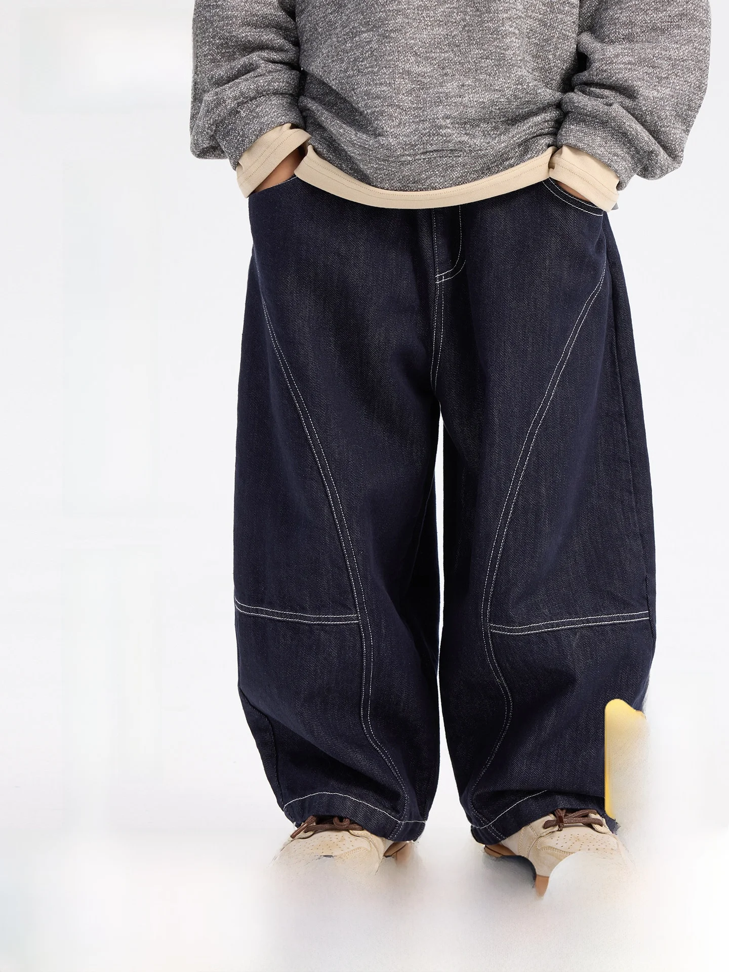 kids-jeans-pants-wide-leg-pants-lazy-style-children's-long-pants-spring-new-arrival-boys'-clothing-trousers-korean-style