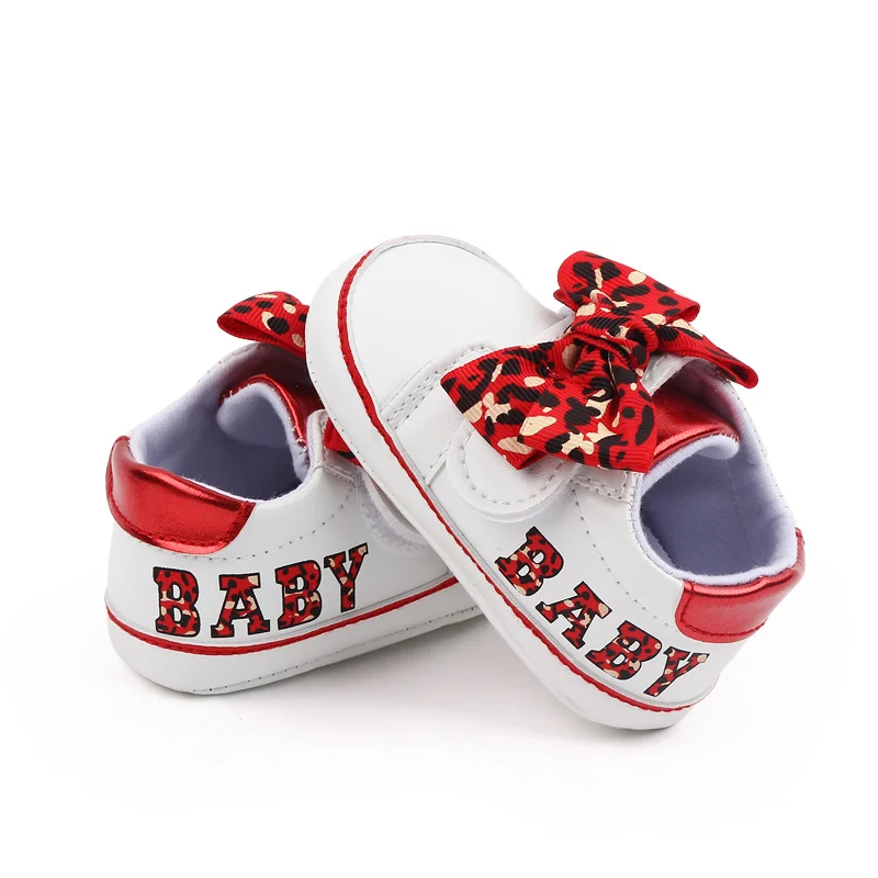 Baby Cute Sneaker Bowknot Soft Cotton Sole Beatiful Baby Shoes 2023 New Arrival Baby Fashion Girl Shoes 0-6-12 Months 11/12/13