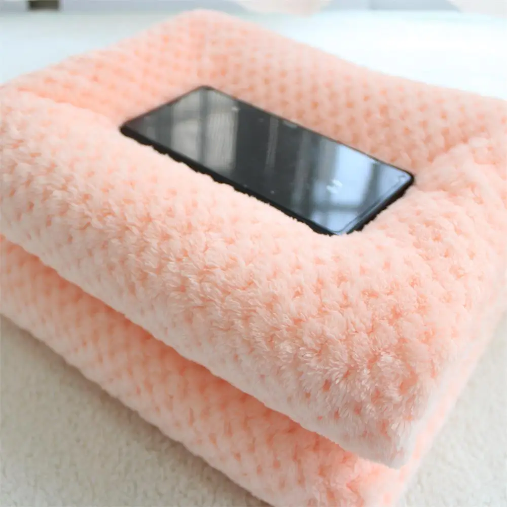 3D fluffy super soft kids bed spread pink blue cozy baby blanket spring toddler bedding quilt coral fleece furry child blanket
