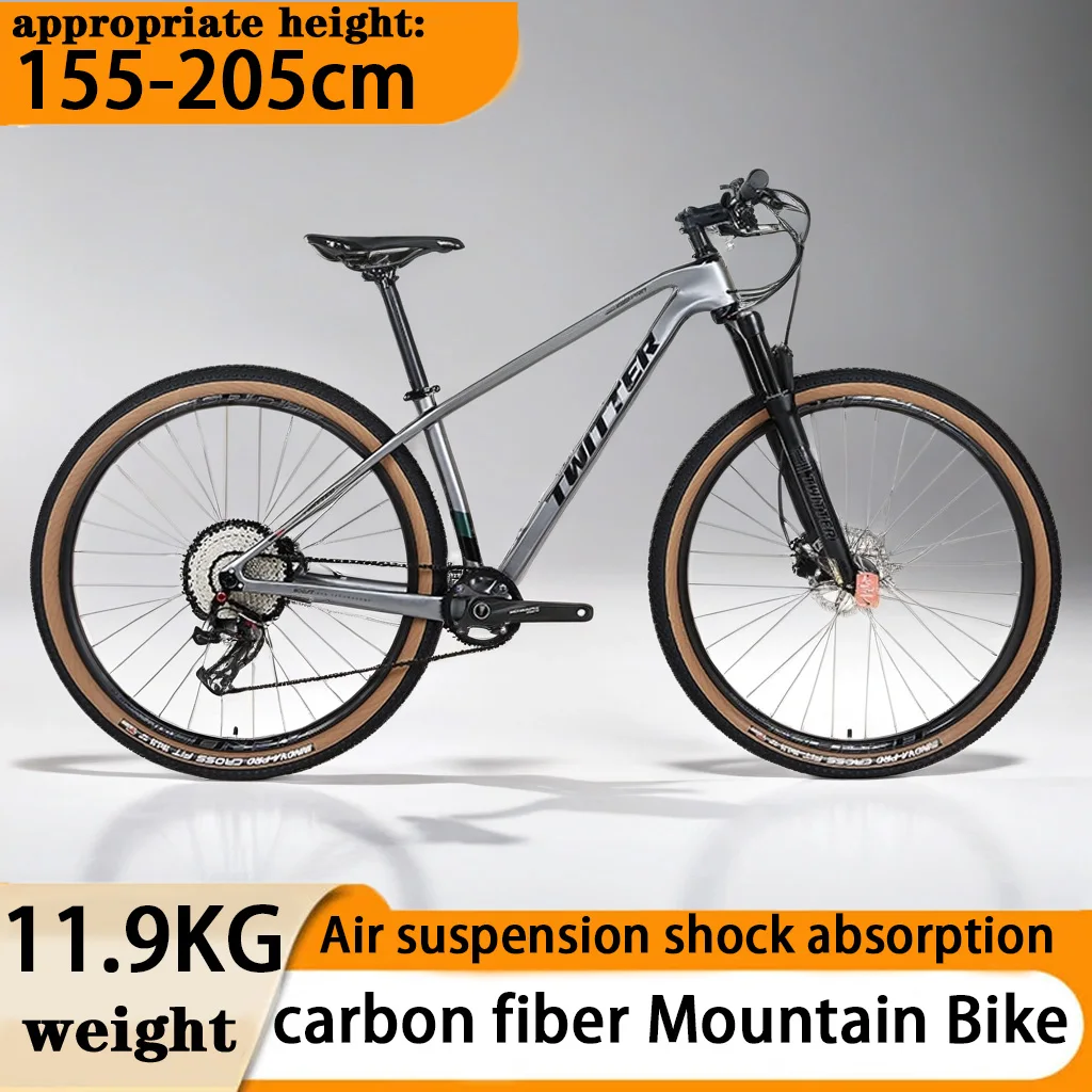 27.5/29 inches carbon fiber Mountain Bike air shock Cross Country Bicycle hydraulic disc brake MTB 12 speed outdoor bicicleta