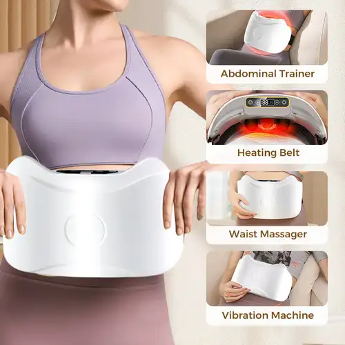 Masajeador Abdominal inalámbrico eléctrico para quemar grasa y digestión, velocidad de 3 engranajes ajustable, entrenamiento perezoso, Fitness en casa, escultura corporal