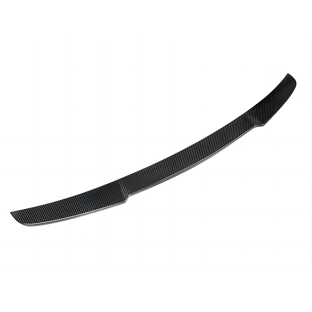 Dry Carbon Fiber Rear Trunk Spoiler Wing Lip Bootlid For 13-20 Audi A3 8V Limousine V Style Decktail Exterior Accessory