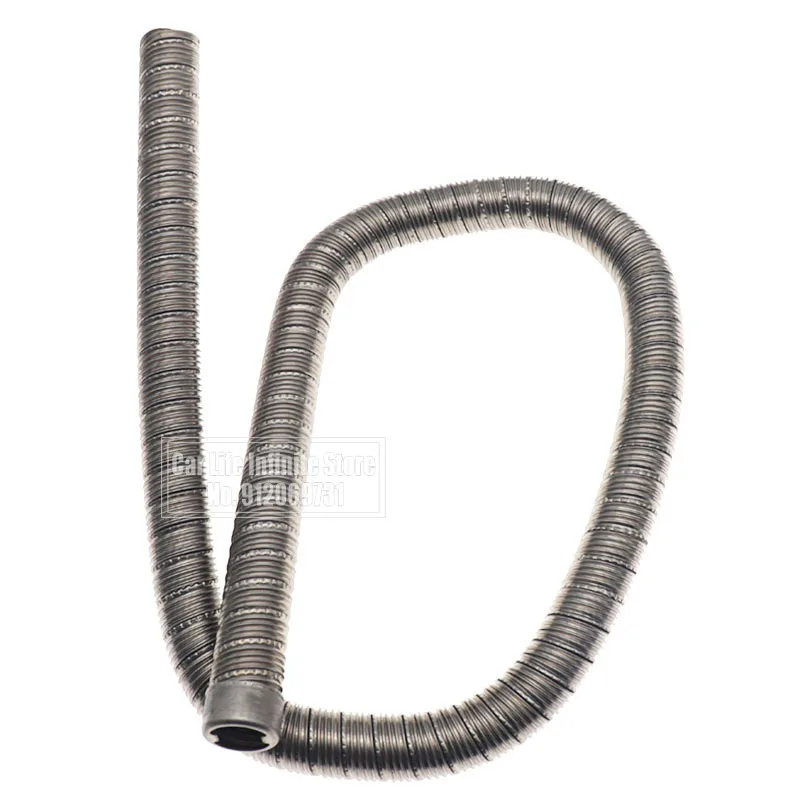 100cm Dual-layer Car Truck Heater Exhaust Pipe 22mm Air Diesel Heater Exhaust Hose Tube Stainless Steel For Webasto Eberspacher