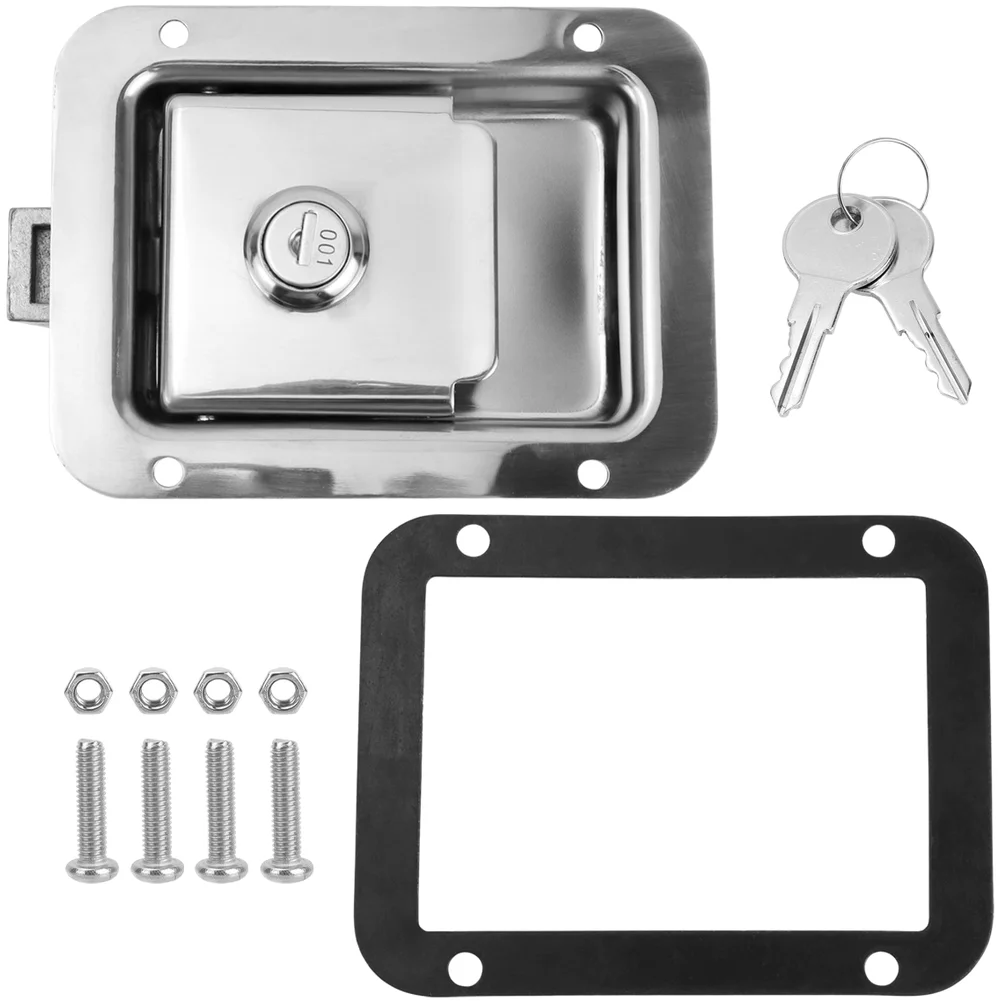 For Outdoor Conditions Stainless Steel Latch Rust-proof Finish For Campers And Trailers Stainless Steel Toolbox Lock
