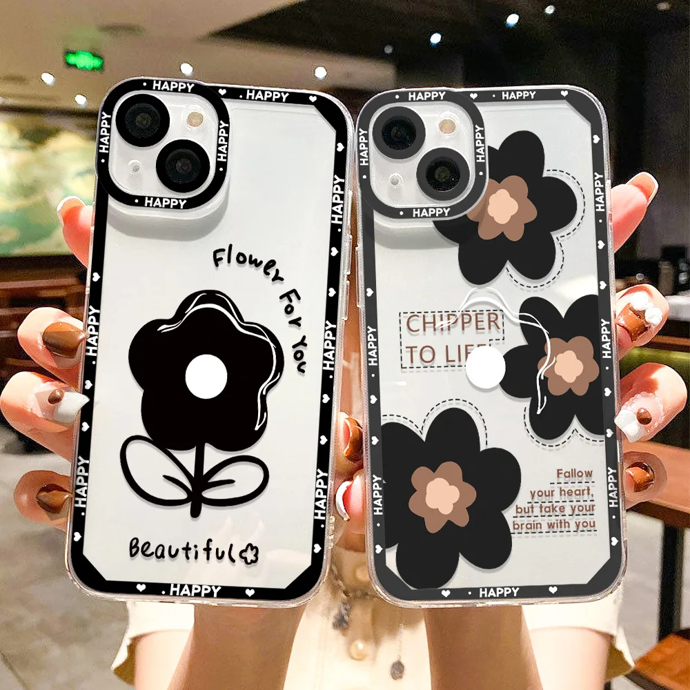 White Rose Flowers Case For Xiaomi Redmi Note 10 S Cases Redmi Note10 9 8 11 13 12 Pro 12C 10C 10A 9C NFC 11S 9S 10S Cases Cover