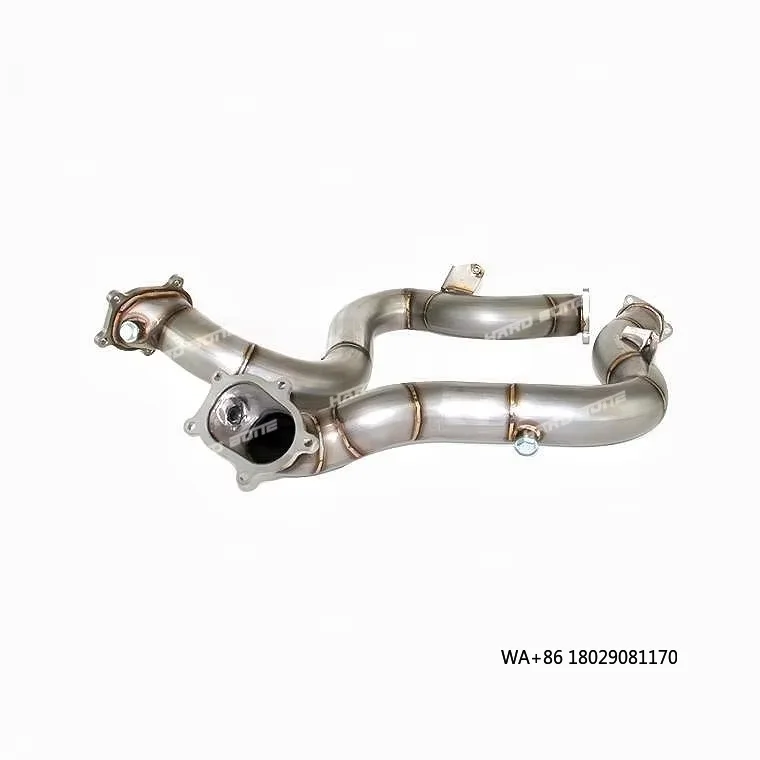 

Performance Exhaust Downpipe for S6 S7 RS6 RS7 4.0T Stainless Steel 1.5mm Mirror Polished Turbo Upgrade