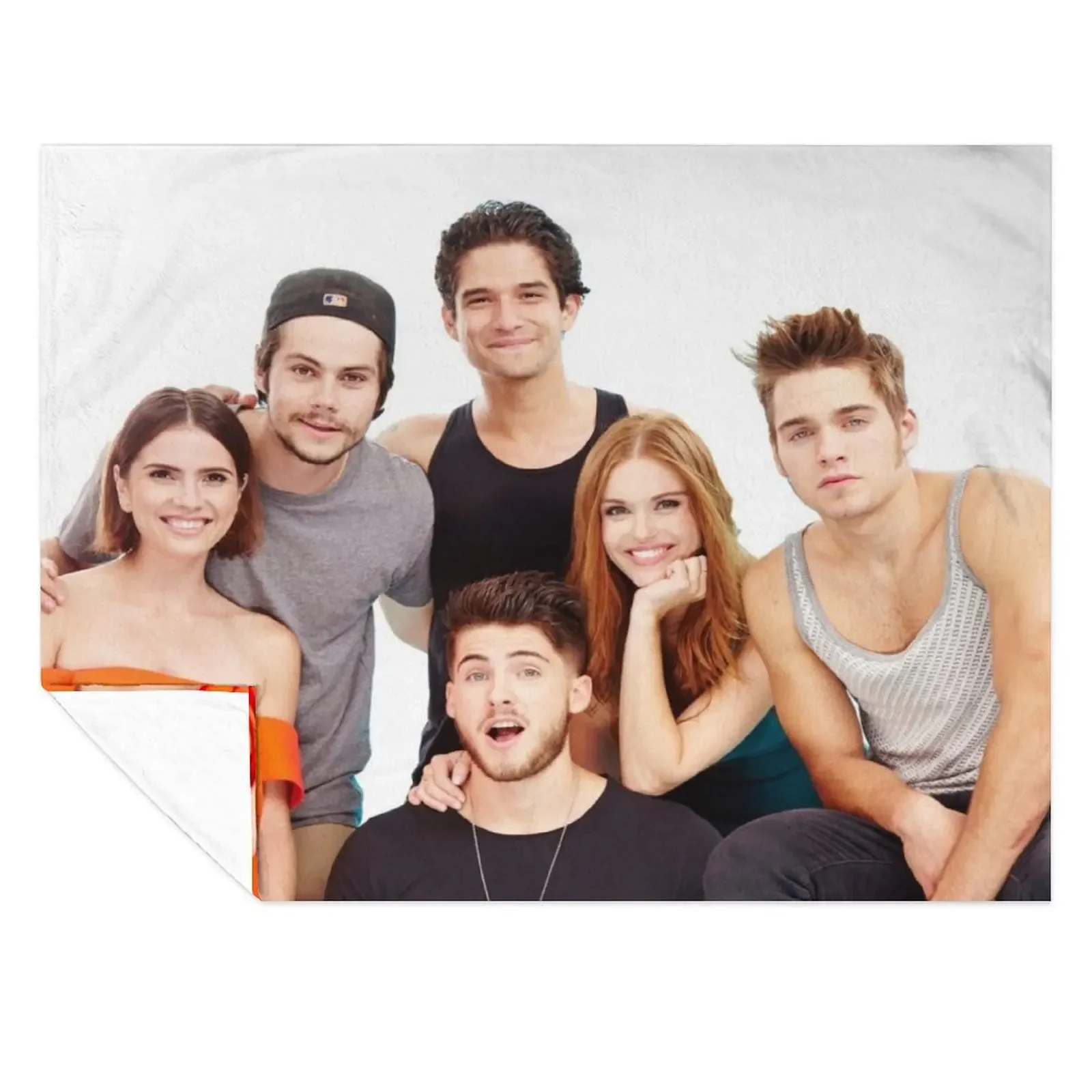 

teen wolf cast Throw Blanket Winter beds Kid'S Cute for winter Blankets