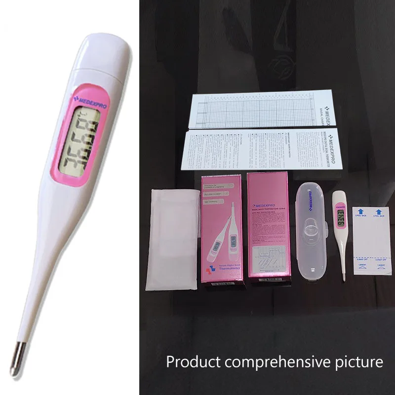 Home Essential Thermometer, Hard Head, Armpit, Oral Cavity, Female Basic Ovulation Detection, Temperature Waterproof Thermometer