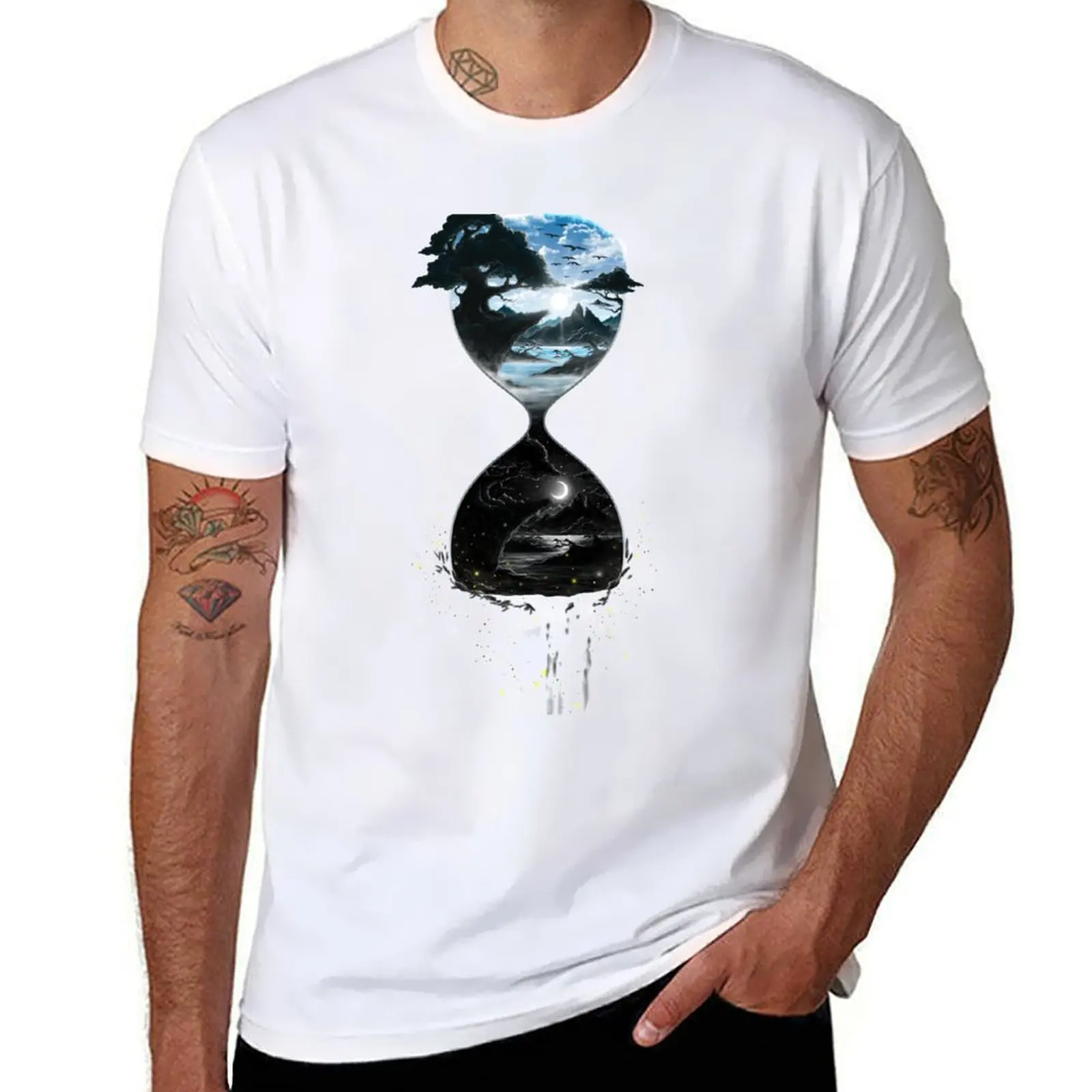 

Cycle of Light T-Shirt anime t shirts oversize man t shirts cotton T-Shirt