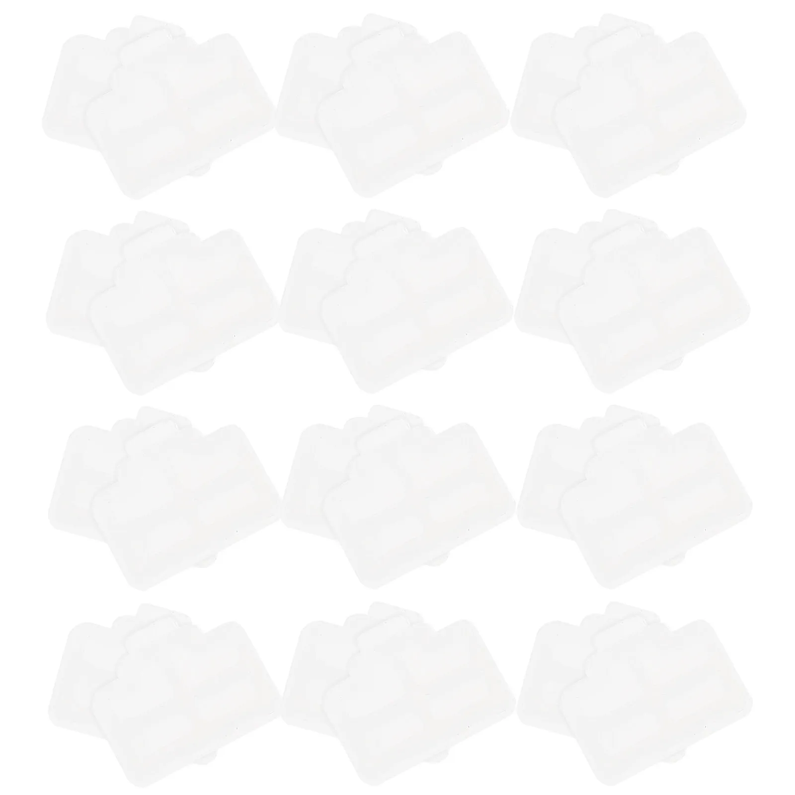 50Pcs Rj45 Ethernet Hub Port Dust-Proof Plug Protective Cover for Computer Router Network Interface Connector Cap