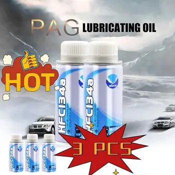 Compresor de aire acondicionado automotriz, aceite de refrigeración, eficiencia de estilo de coche, camión, lubricante especial, accesorios para coche