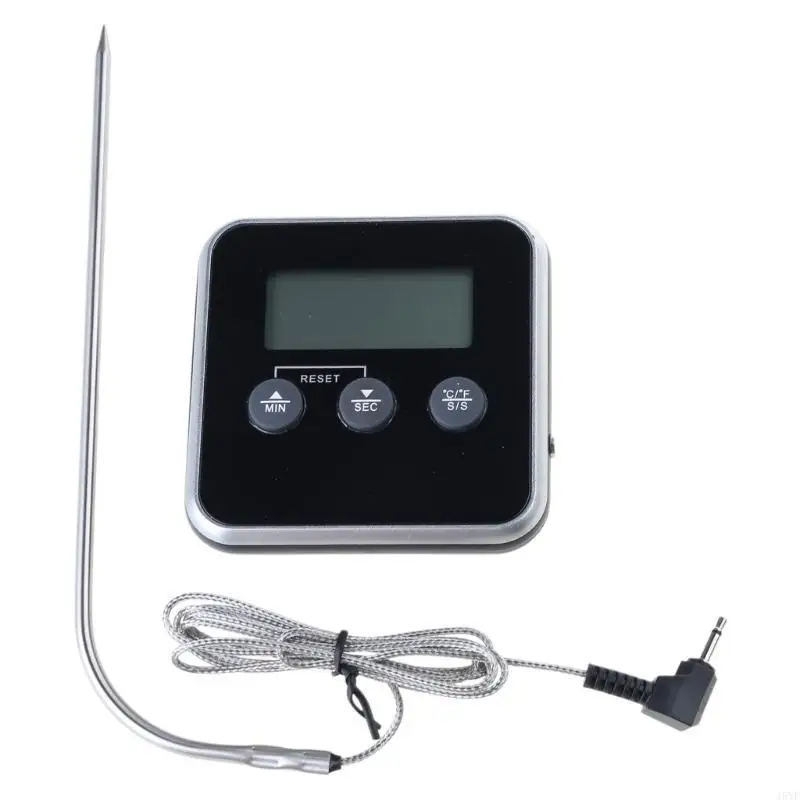 

Electronic Digital Temperature Detector with Timer Function for Grilling Cooking