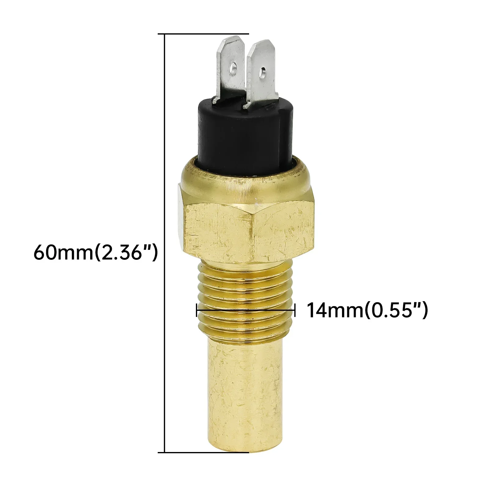 MH 1/8 NPT Water Temperature Sensor for Universal Water Temp Meter Boat Car Marine M14X1.5 M16X1.5 Water Temp Sensor 12V 24V