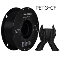 TINMORRY 10KG PETG-CF/ PETG-ECO/ PLA/ TPU 3D Printing Filament for FDM 3D Printers,  1.75mm,  1 KG 1 Spool, 10Rolls
